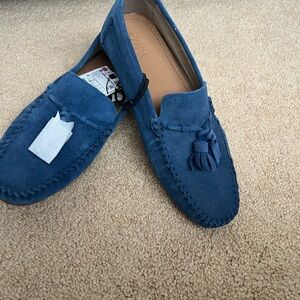 Zara Men's Azure Tassel Loafers